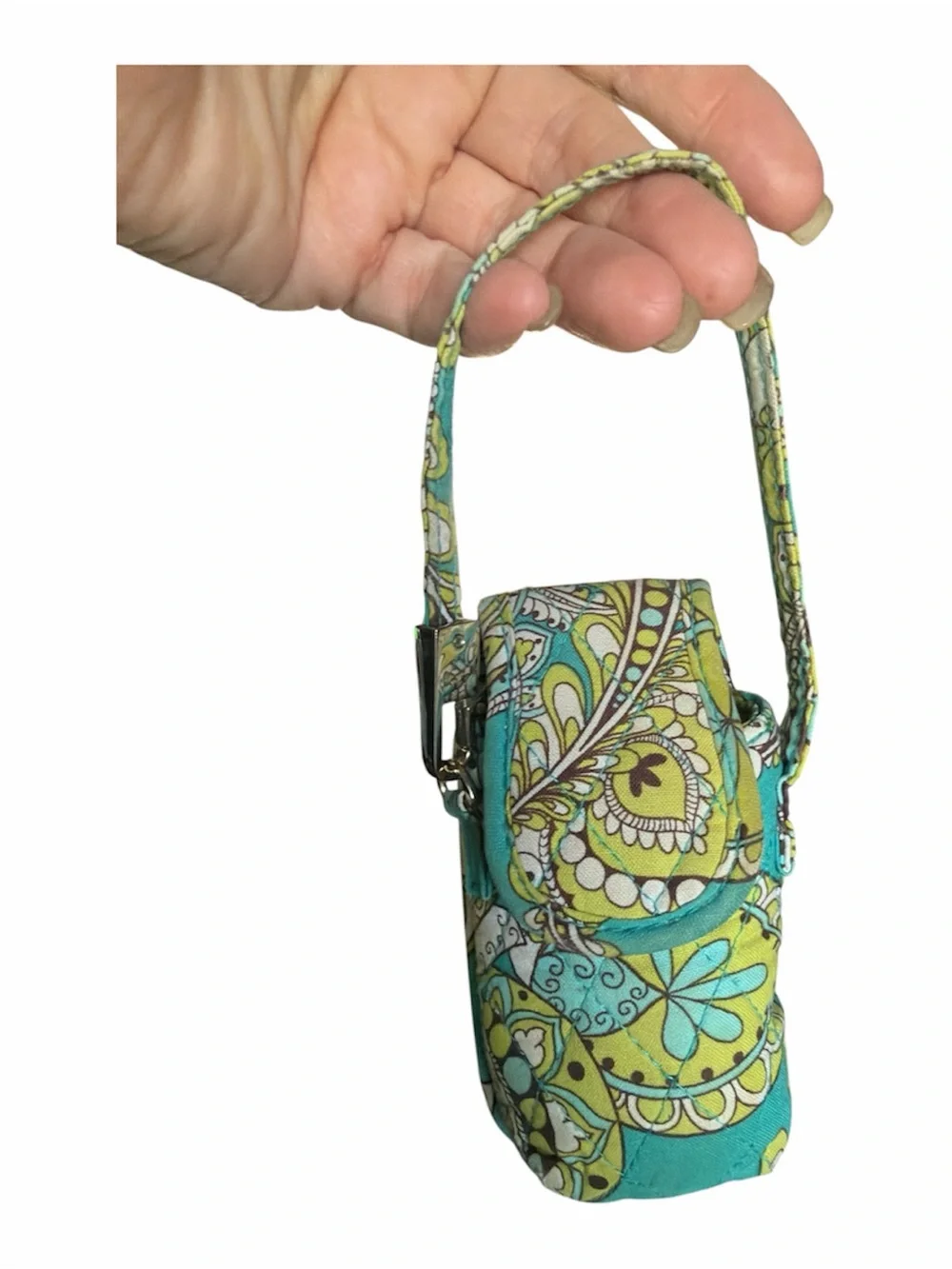 Vera Bradley Peacock Paisley Morgan Bag & Matching Pouch Set